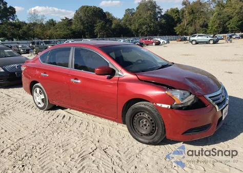 2015 Nissan Sentra S z USA, uszkodzony, nr VIN 3N1AB7AP0FL686817